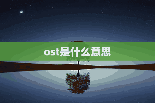 ost是什么意思